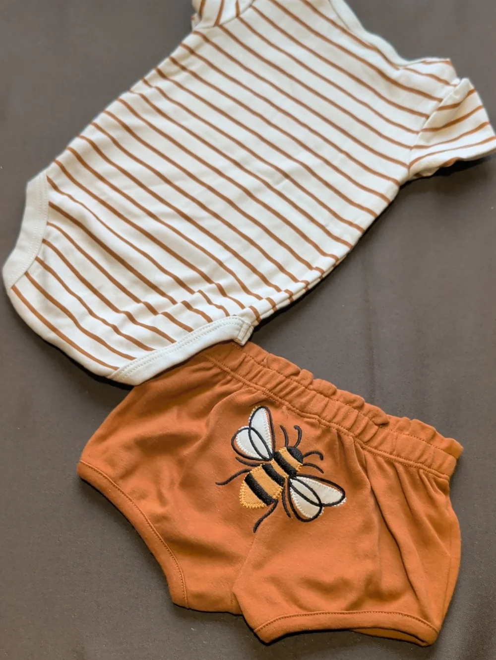 Bundle of Eight Baby Girl Items Dress, Rompers, Sleeper Size 6M and 6-9M